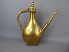 A 19th Century Mughal Brass Ewer.