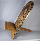 An African Intricately Carved Birthing Chair.