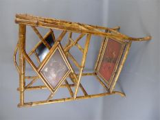 A Vintage Bamboo Chinese-Style Book Stand