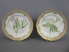 Royal Copenhagen Flora Danica Plates