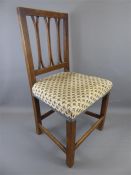 Six Miscellaneous Antique English Oak Chairs.