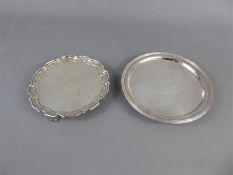 A Silver Card Tray