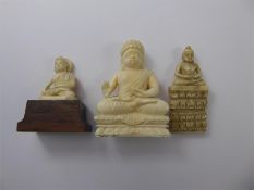 Three Ivory Buddhas