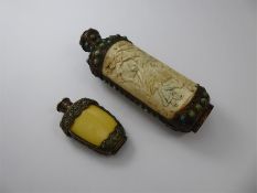 Two Antique Sino-Tibetan Snuff Bottles.