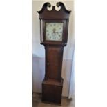 An Antique Welsh Edward Richards Dogellau Oak Long Case Clock,