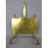 I. Bonner of Gloucester 19th Century Brass and Cast Iron Pot Rack.