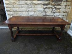 An Oak Refectory Table.