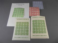 Guernsey WW2 Occupation 11 Mint Blocks.