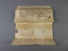 1687 Letter from Florenceto Livorno.