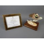 A Limited Edition Royal Worcester Bird Figurine.