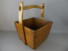 A Vintage Chinese Wooden Water Pail
