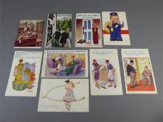 Edward VII-Geo V : 25 Comic Postcards.