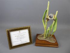 A Limited Edition Royal Worcester Bird Figurine.