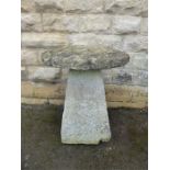 An Antique Weathered Staddle Stone.