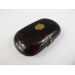 A Late Victorian Tortoiseshell and Silver Gilt Coin Purse