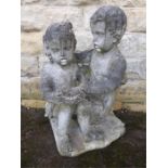 An Antique Carrara Marble Garden Statue.