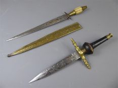 Two 19th Century Spanish Daggers.
