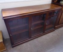 A Vintage Pharmacy Mahogany Display Cabinet.