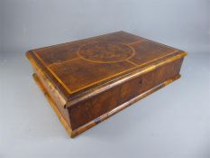 A William & Mary Oyster Marquetry Lace/Silk Box.