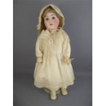 Rempel & Breitung Bisque Headed Doll.