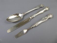 A Victorian Silver Christening Set