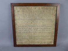 A 19th Century Sampler dated 1904