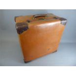 A Vintage Bridle Leather Travel Case