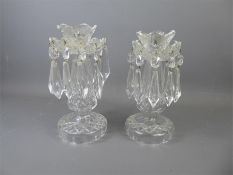 A Pair of Waterford Crystal Table Lustre.