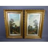 Edwin Cole, A Pair of Victorian Oils on Board