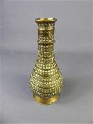 An 18th Century Mogul Brass Bottle Neck Flask