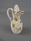 A 19th Century Meissen Porcelain Miniature Ewer & Stopper