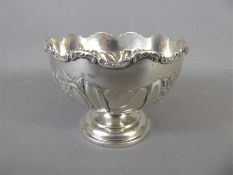 A Silver Rose Bowl