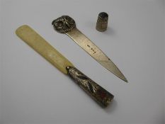 Two Silver Letter Openers