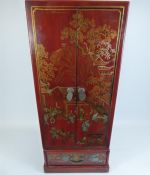 A Chinese 20th Century Revolving CD Storage Cupboard