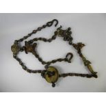 Antique Brass Moghul Temple Chain