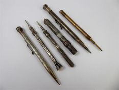 A Quantity of Antique and Other Silver Propelling Pencils