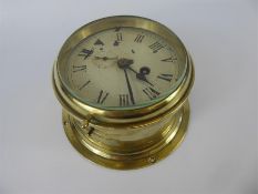 Nauticalia Antique Brass Ship's Clock.