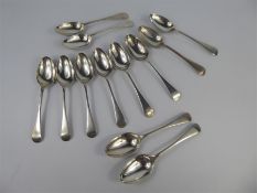 Twelve Silver Dessert Spoons