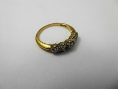 An Antique 18 ct Yellow and White Gold Diamond Ring