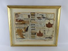 Andrea Maflin Collage Depicting Autumn Leaves