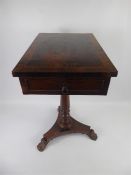 An Antique Rosewood Occasional Table