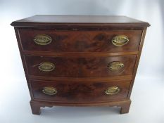 A Mahogany Graduated Chest of Drawers