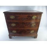 A Mahogany Graduated Chest of Drawers