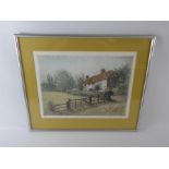 Michael Blaker, a Watercolour Print of "Morning in the Weald"