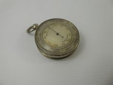 A Silver-Metal Compensated Pocket Barometer