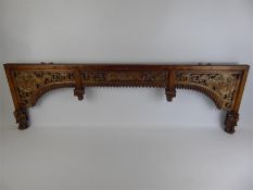 A Chinese Antique Hardwood Lintel Panel