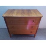 A Mid- 20th Century Gordon Russell Oak Chest of Drawers.