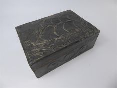 An Arts & Crafts Pewter Box