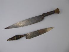 Two Antique Spanish Hunting Knives/Daggers