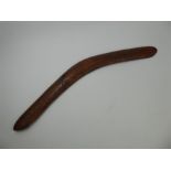 Australian Interest; A Vintage Aboriginal Boomerang